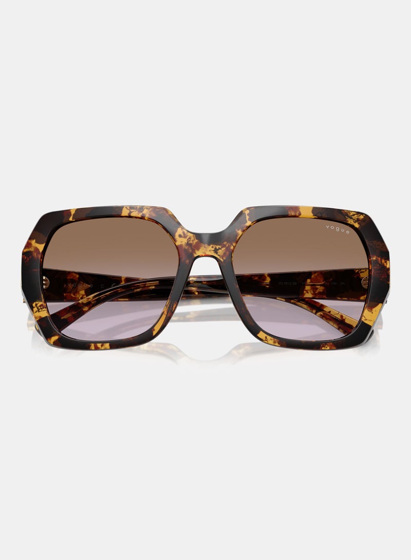 Vogue Full Rim Irregular Sunglasses 0VO5612SB 55 317968 - Image 5